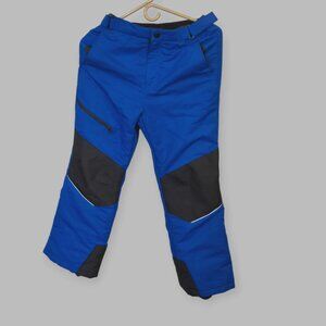 Swiss Tech Blue Water Repellent Snow  Ski Winter Pants Kids Boy L